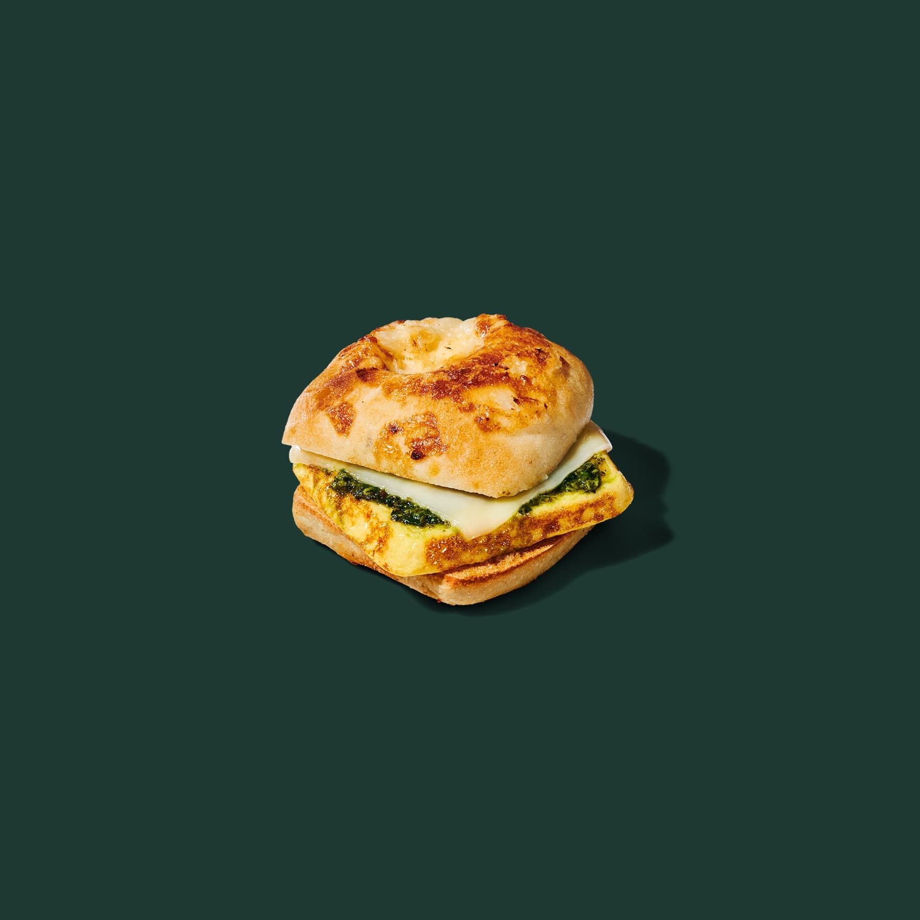Egg, Pesto & Mozzarella Sandwich