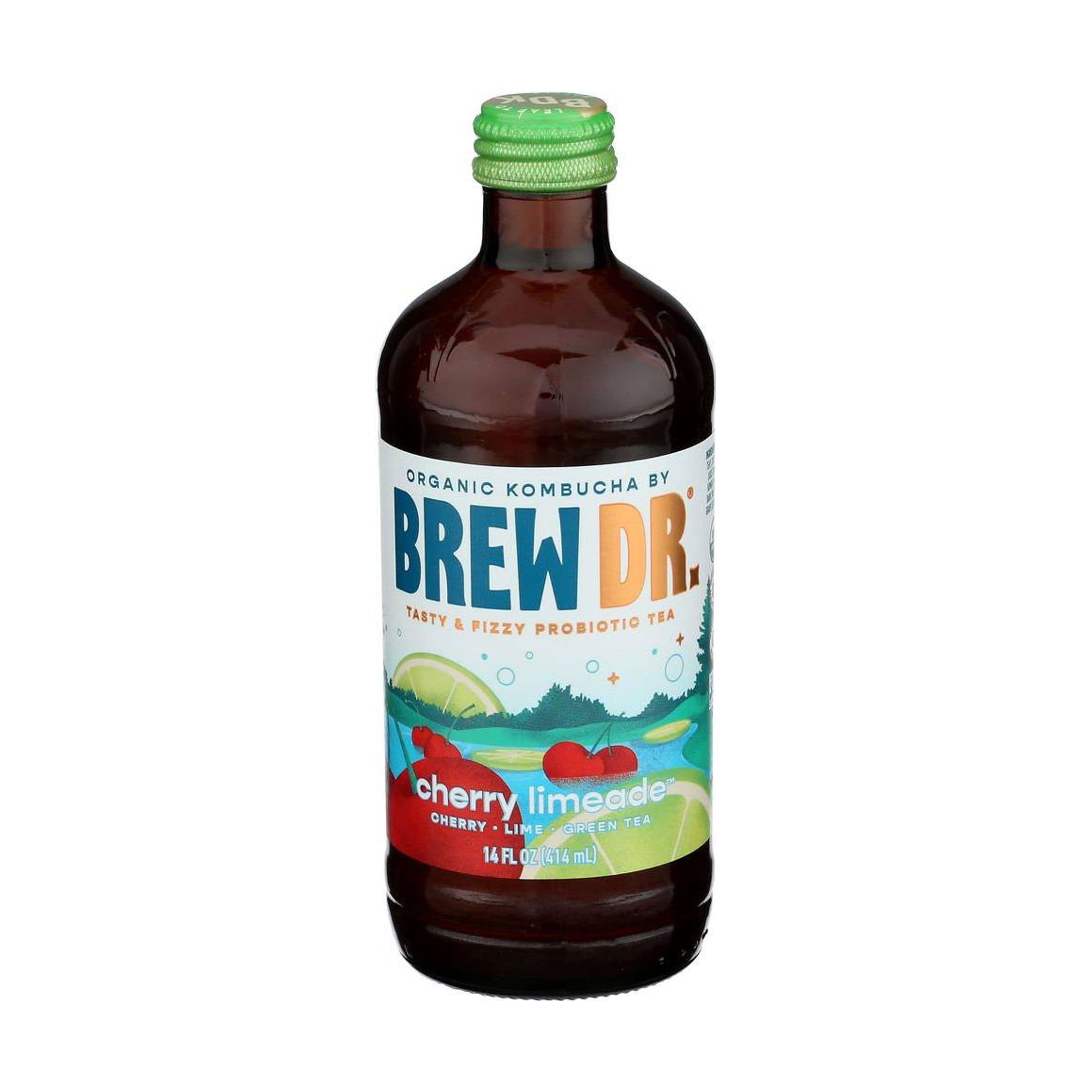 Brew Dr Kombucha Cherry Limeade 14oz