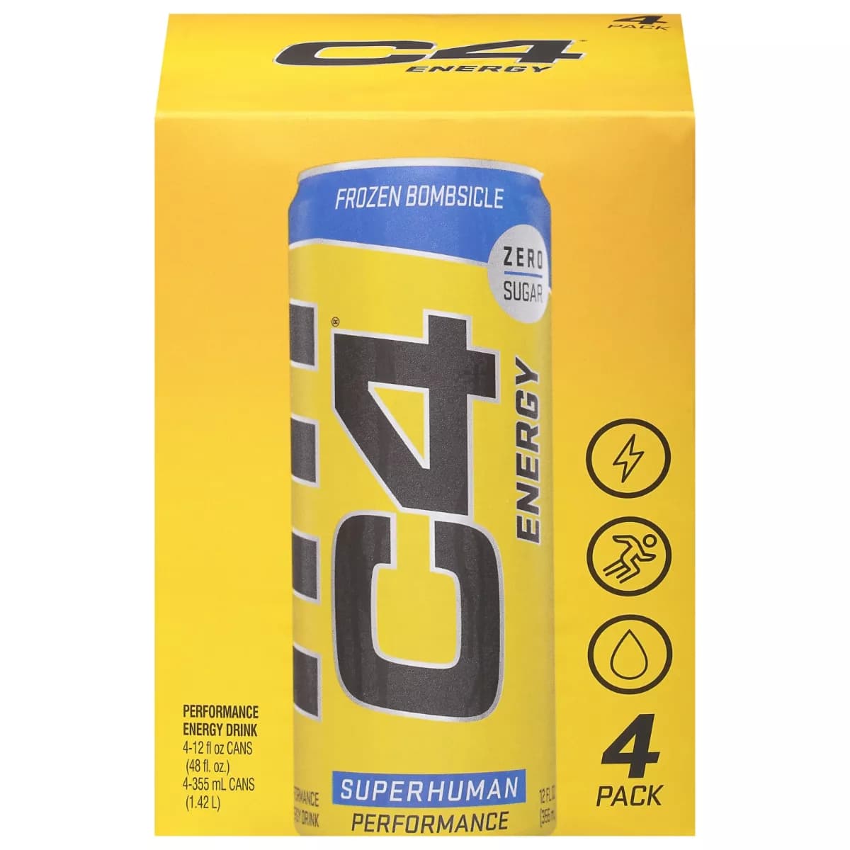 C4 Frozen Bombsicle 4pk, 12 fl oz