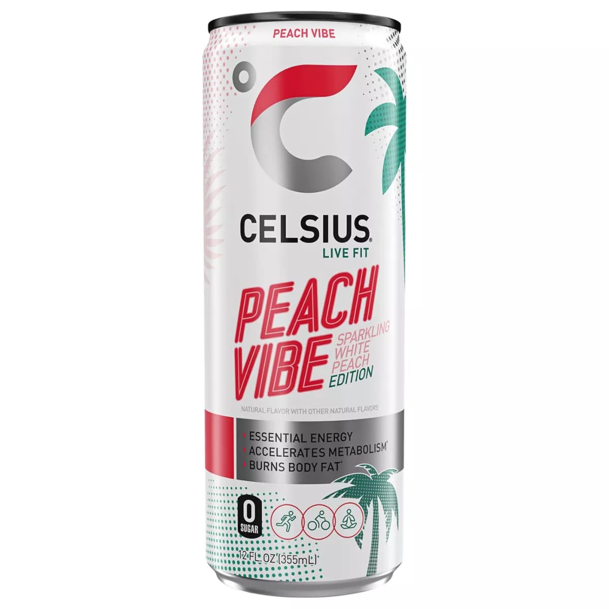 Celsius Sparkling Peach Vibe - 12 FZ