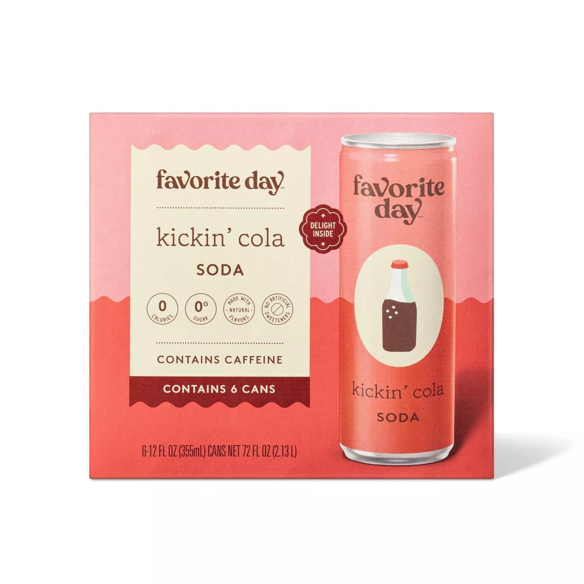 Cola Soda - 6pk/12 fl oz Cans - Favorite Day