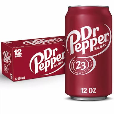 Dr Pepper Soda - 12pk/12 fl oz Cans