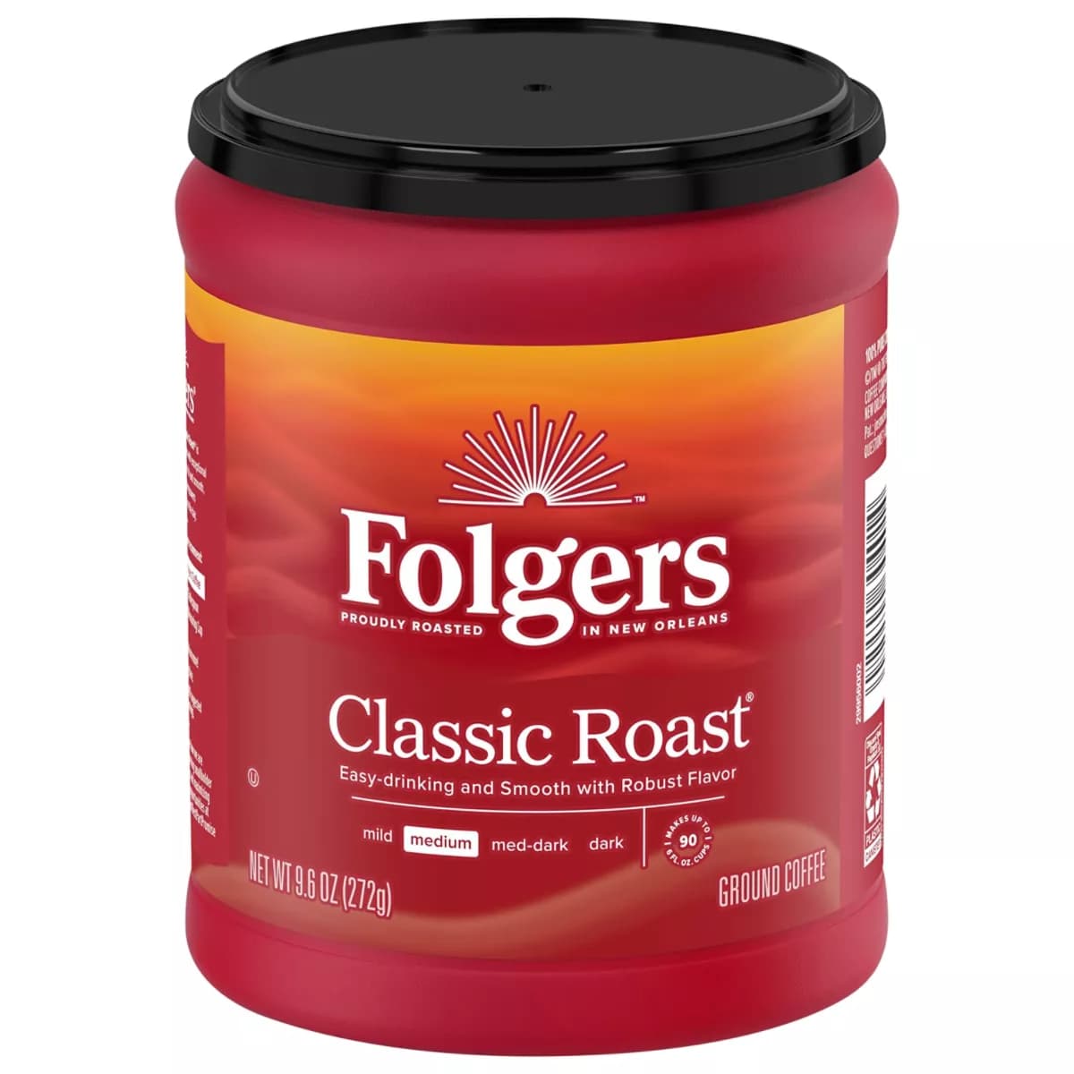 Folgers Classic Medium Roast  - 9.6 Oz 