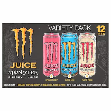 Monster Juice Variety Pack - 12-16 Fl. Oz.