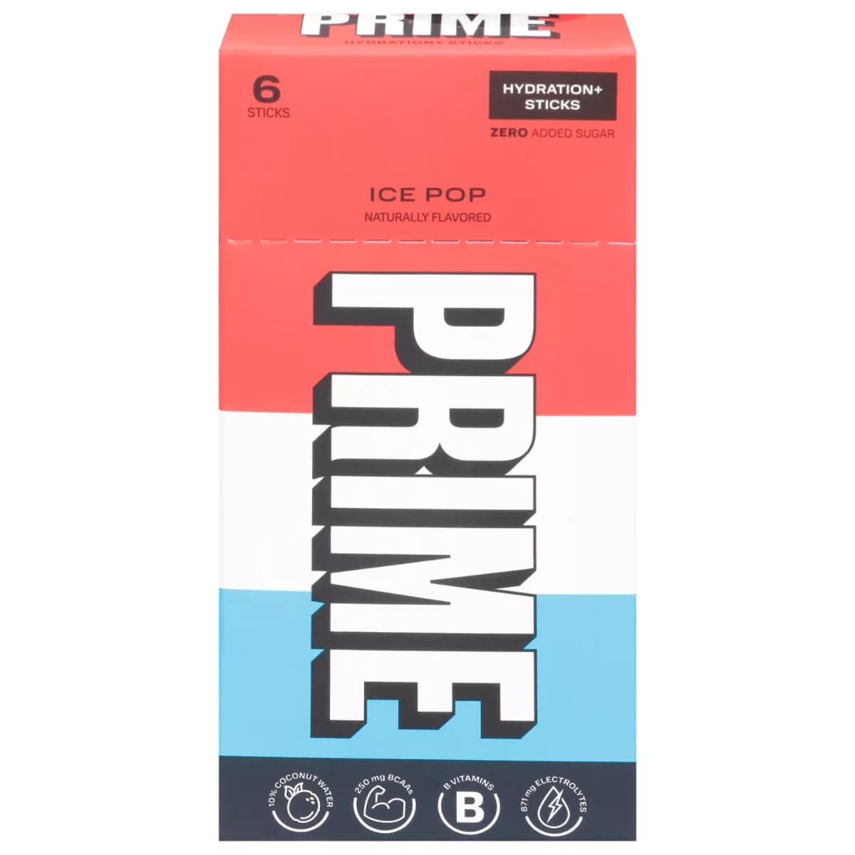 Ph Prime Hydration Sticks 6ct Ice Pop - EA