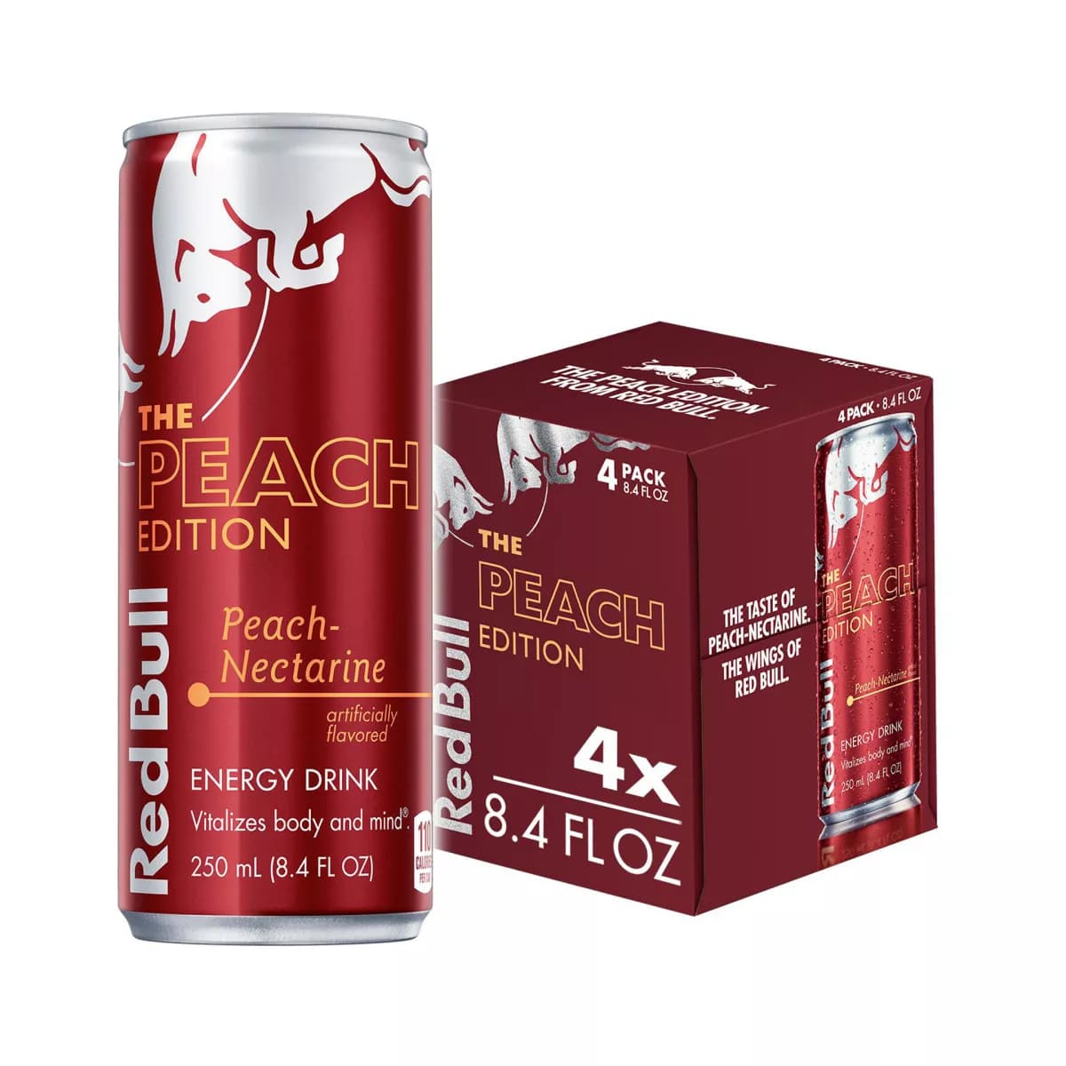 Red Bull Peach Energy Drink - 4-8.4 Fl. Oz.