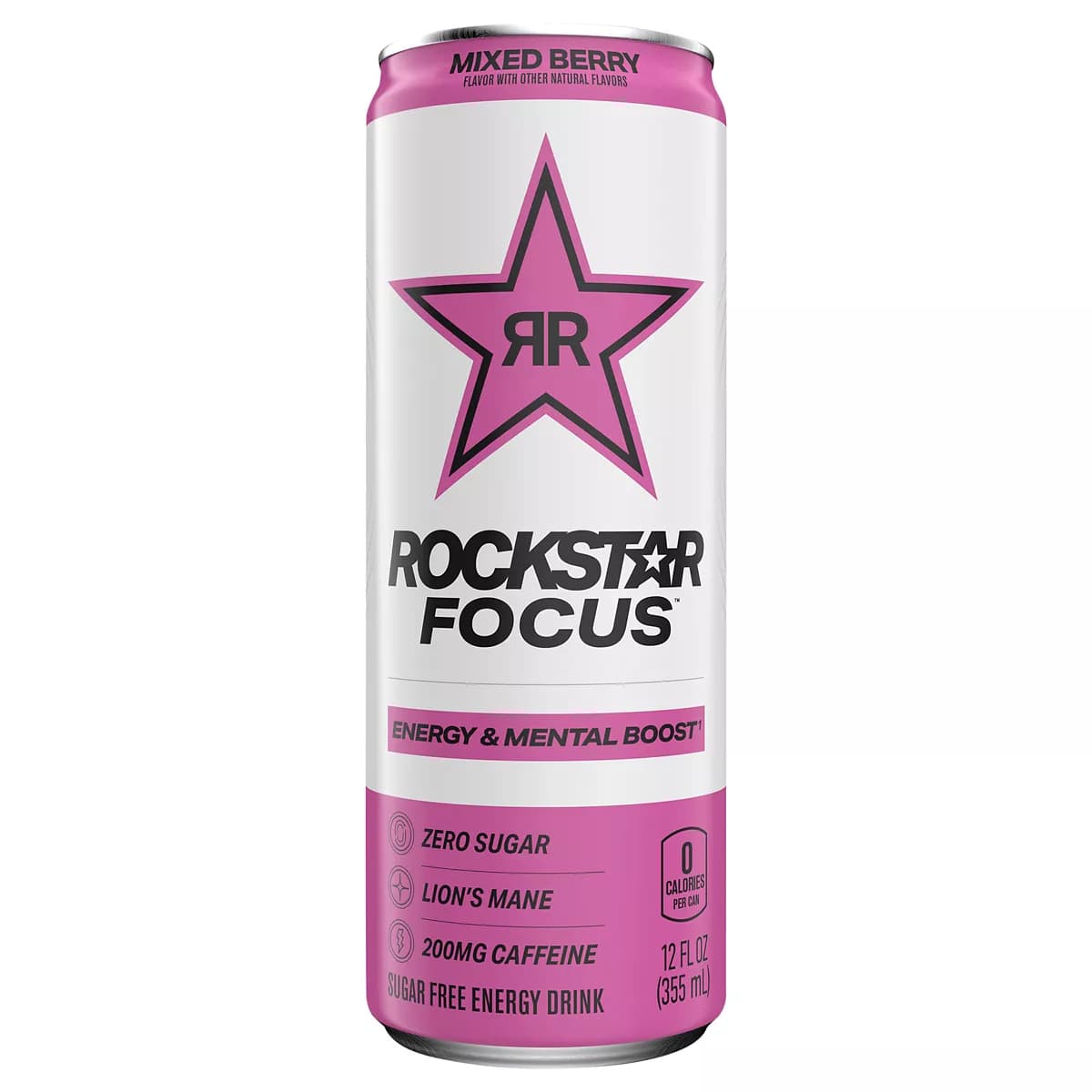 Rockstar Focus Mixed Berry - 12 Fl. Oz.