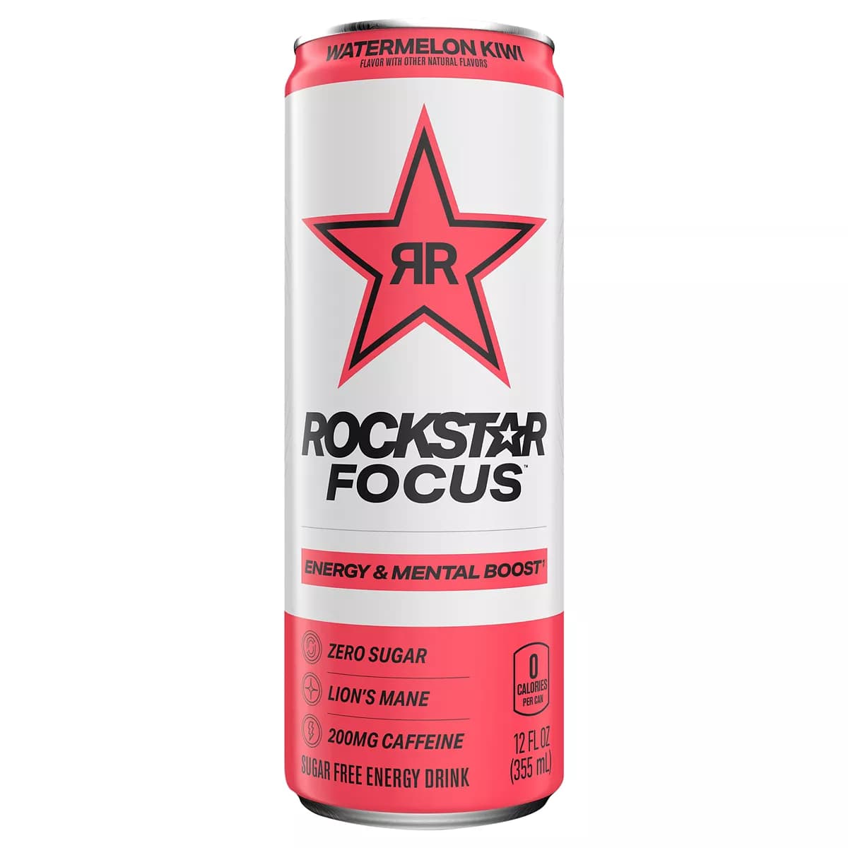 Rockstar Focus Watermelon Kiwi - 12 Fl. Oz.