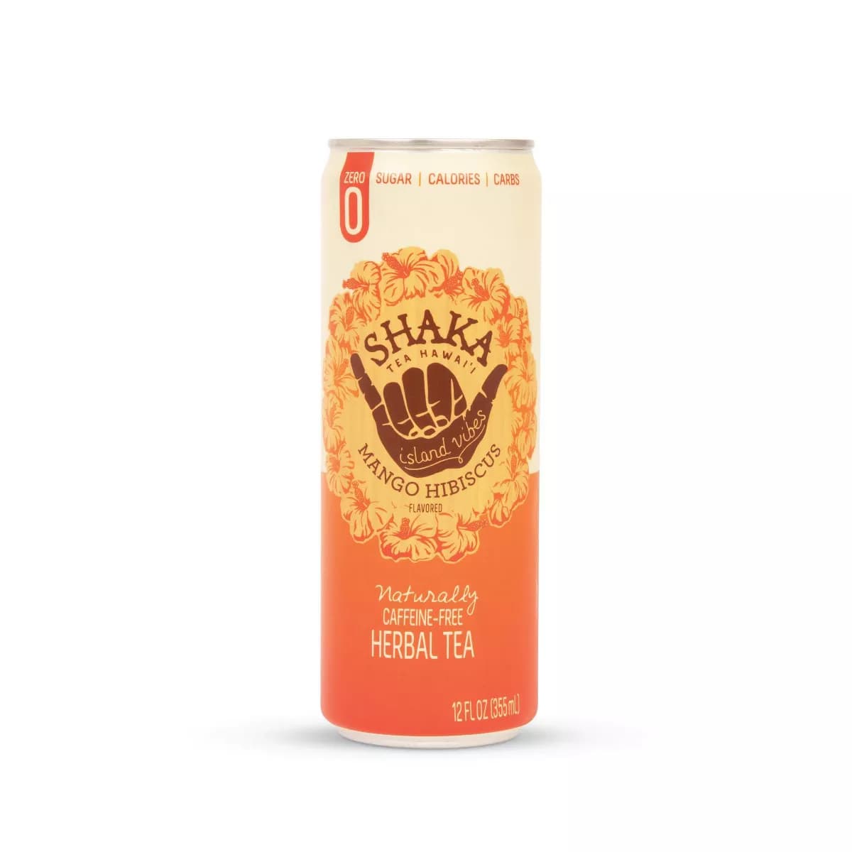 Shaka Tea Mango Hibiscus Tea - 12 fl oz Can