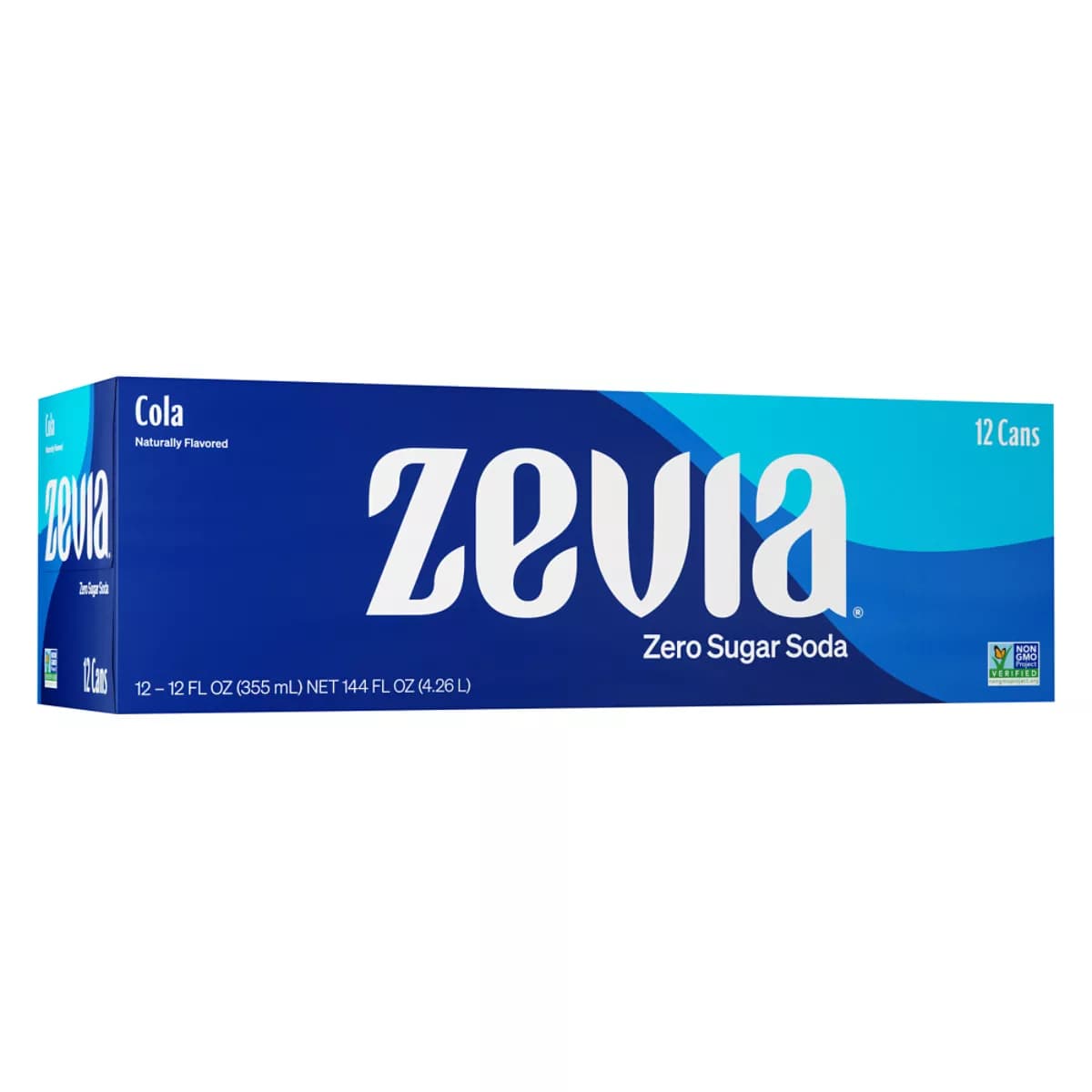 Zevia Zero Sugar Cola Soda - 12-12 Fl. Oz.
