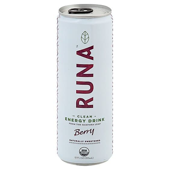 Runa Organic Clean Energy Drink Berry Boost - 12 Fl. Oz.