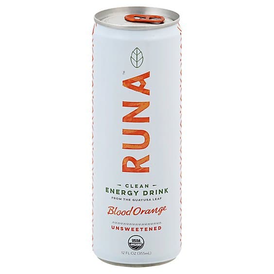 Runa Organic Clean Energy Drink Bloody Orange - 12 Fl. Oz.